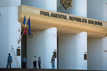 Republik Moldau  Chisinau - Das Parlament der Republik Moldau