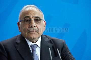 Berlin  Deutschland - Adel Abdul-Mahdi  Ministerpraesident der Republik Irak.