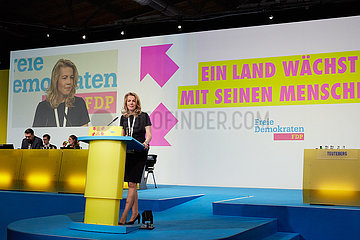 Berlin  Deutschland - Linda Teuteberg  Generalsekretaerin der FDP. Rede auf dem Bundesparteitag.