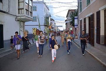 Spanien  Mallorca - Dorffest Sant Nicolau in Cas Concos
