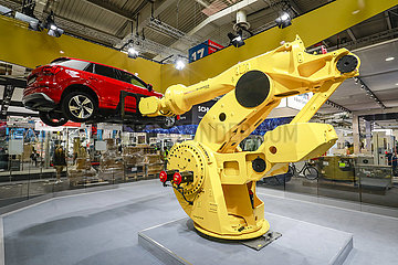 Industrieroboter  Fanuc  Hannover Messe  Deutschland  Europa