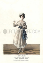 Mlle. Anais as Misael in Les Macchabees  1822.