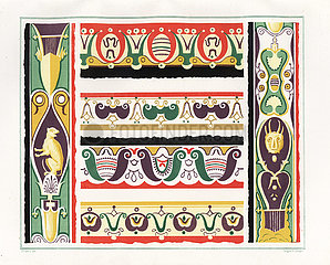 Decorative ornaments from the tablinum of the house of Lucius Caecilius Jucundus.
