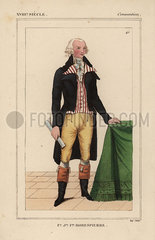 Maximilien Francois Marie Isidore de Robespierre 1758-1794.