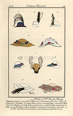 New hat designs by Mme. Marcelle Demay  Paris milliner  1912.