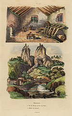 Town of Oberstein and gem-polishing mill.