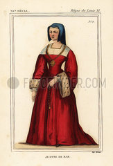 Jeanne de Bar  only daughter of Robert de Bar  1415-1462.