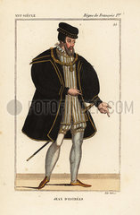 Jean d'Estrees  grand master of the French artillery  1486-1571.