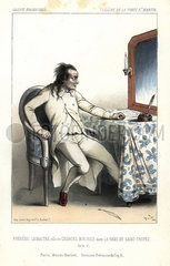 Frederic Lemaitre as Georges Maurice in La Dame de Saint-Tropez  1844.