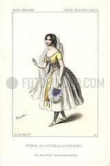 Mlle. Angelina Grave as Desiree in the Cogniard brothers' La Biche au Bois  1845.