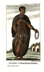 Noble Namaqua woman of South Africa.