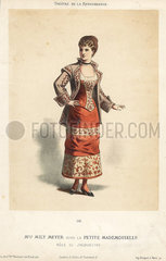 Emilie Mily Meyer  French soprano  1879.