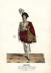 Armand as Henri V in La Jeunesse de Henri V.