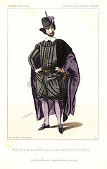 Etienne Marin Melingue as Berthold in Les Orphelines D'Anvers  1844.