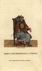 Kien Long (Qianlong) Emperor of China  sixth emperor in the Qing Dynasty (1711-1799).
