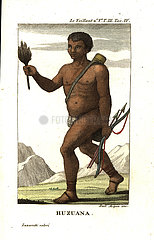 Man of the San people  South Africa.