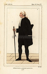 Doctor to the court of King Louis XVI of France  1776.