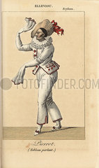 Jean Elleviou as Pierrot in Le Tableau parlant at the Theatre Feydeau.
