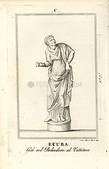 Statue of Hecuba  queen of Troy.