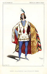 Vincent Alfred Baron as Piquillo in L'Etoile du Berger  1846.