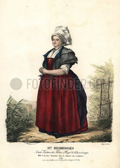 Eulalie-Maria Desbrosses as Germaine in La Journee aux Avantures  1816.