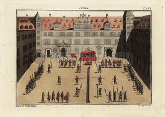 Tournament on foot held at Kassel in 1596.
