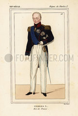 King Charles X of France 1757-1836.