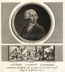 Antoine Laurent Lavoisier  French noble and chemist  1743-1794.