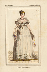 Elisa Bonaparte  Duchess of Tucscany  Princess of Lucca  sister of Napoleon 1777-1820.