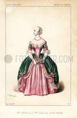 Judith Julie Bernat as Mlle Salle in Gentil Bernard  1846.
