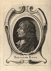 Salvator Rosa  Italian Baroque painter.