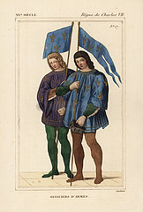 Heralds or officers of arms  15th century.