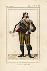 Charles de Rostaing  son of Tristan de Rostaing  Baron de Brou.