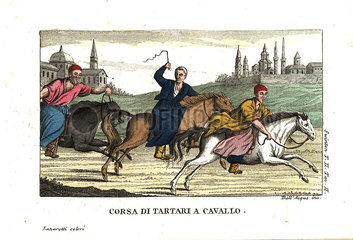 Tartars or tatars horse-racing.