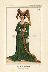 Bonne of Bourbon  Countess of Savoy 1341-1402.