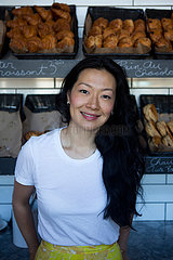 chinese business woman running a bakery in Vancouver