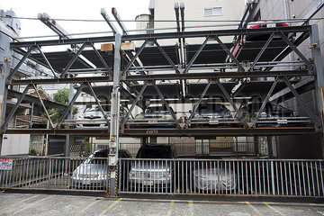 parking lot in Tokyo
