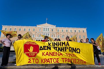 demonstration in greece