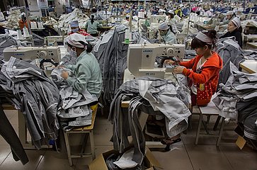 Clothing factory in Vietnam