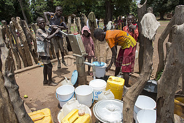water supply to displaced people in CAR