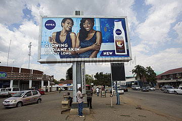 billboard in Zimbabwe