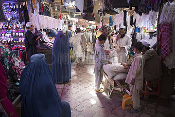 Kunduz bazaar  Afghanistan