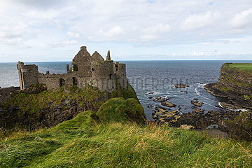 Dunluce castle  abandonded in 1939