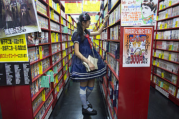 manga book store in Japan