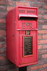 old postbox in Northern Ireland