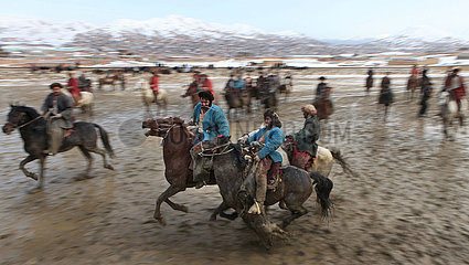 Afghanistan-Bushkashi