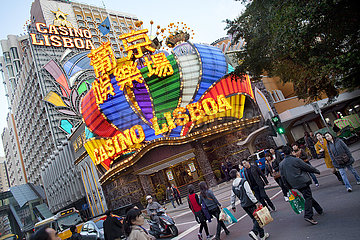 Casino lisboa in Macau  China