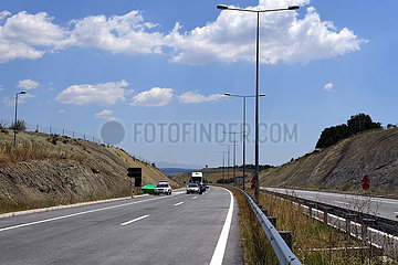 NORTH MACEDONIA-NEW HIGHWAY SECTION-OPENING
