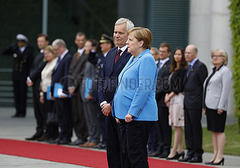 Bundeskanzleramt - Treffen Merkel Rinne