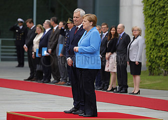 Bundeskanzleramt - Treffen Merkel Rinne